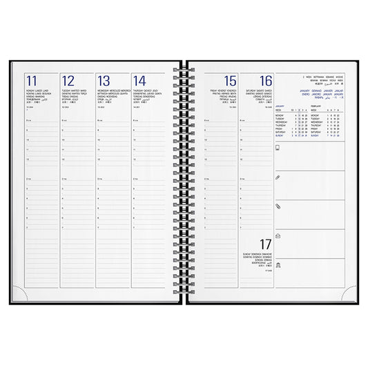 Spiral Printflex Settimanale personalizzabile