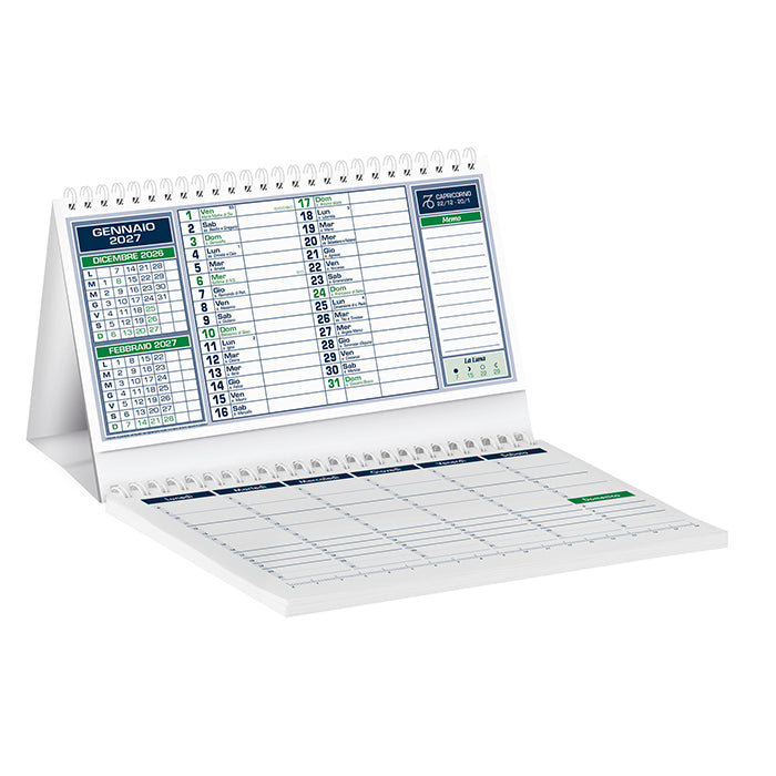 Memo Calendar - Verde