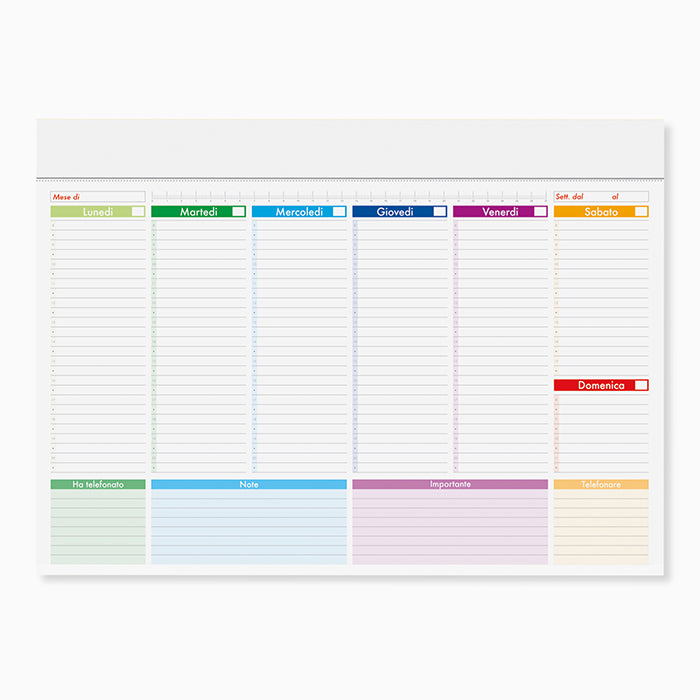 Mini Planning Multicolor - PA806