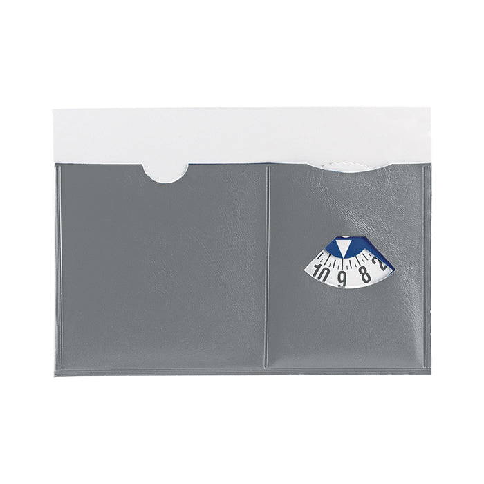 Portadocumenti con disco orario Mark PN155 personalizzato a colori – Silver
