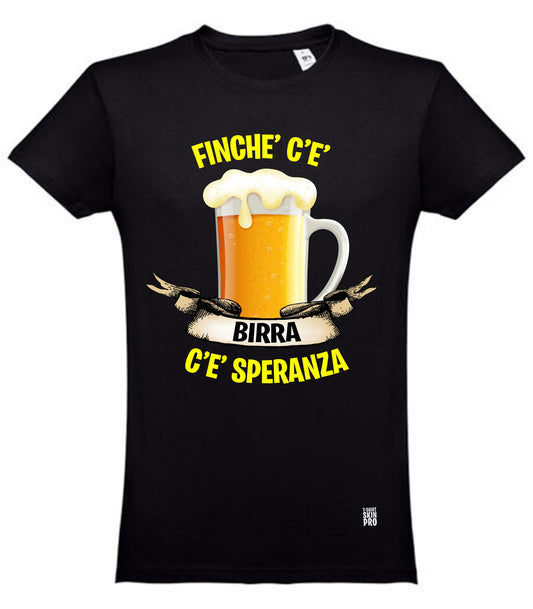 T-shirt uomo - donna finchè c'è birra