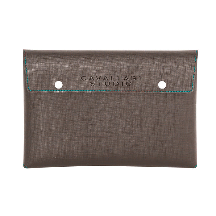 Pochette portadocumenti Pochette Small CA065 personalizzato a colori – Marrone celeste