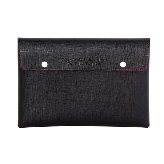 Pochette portadocumenti Pochette Small CA065 personalizzato a colori – Nero Rosso