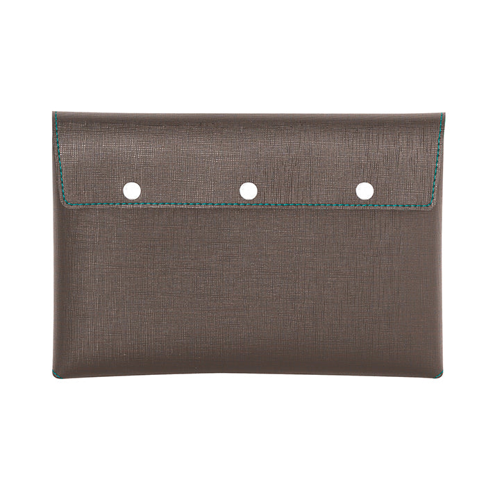 Pochette portadocumenti Pochette CA067 personalizzato a colori – Marrone celeste