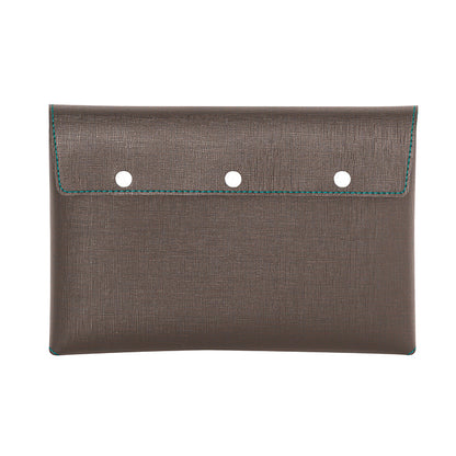 Pochette portadocumenti Pochette CA067 personalizzato a colori – Marrone celeste