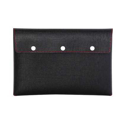 Pochette portadocumenti Pochette CA067 personalizzato a colori – Nero Rosso