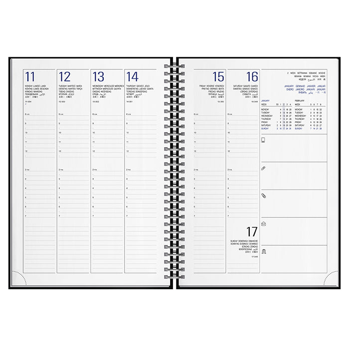 Spiral Printflex Settimanale personalizzabile