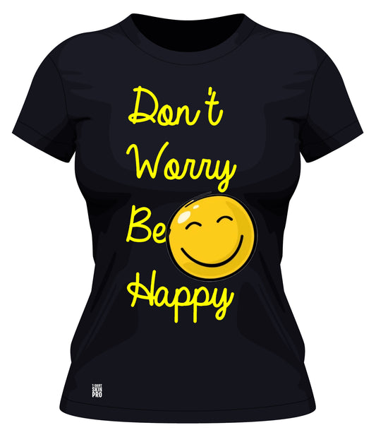 T-shirt donna Don't Worry Be Happy
