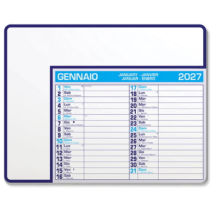 Calendar Pad Edge - Blu
