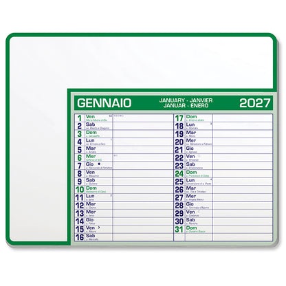 Calendar Pad Edge - Verde
