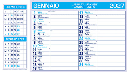 Calendar Pad Edge personalizzabile