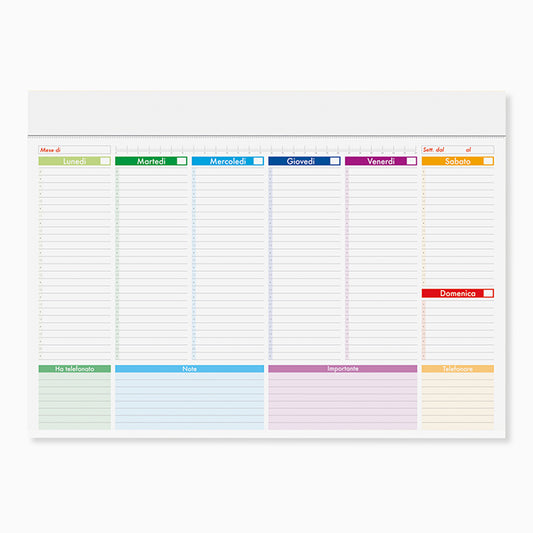 Mini Planning Multicolor - PA806