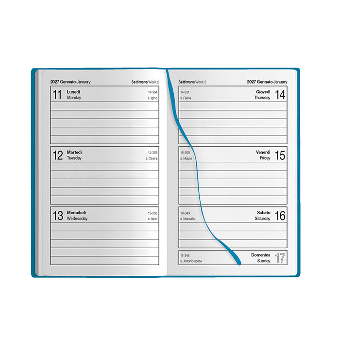 Agenda Tascabile Settimanale personalizzabile
