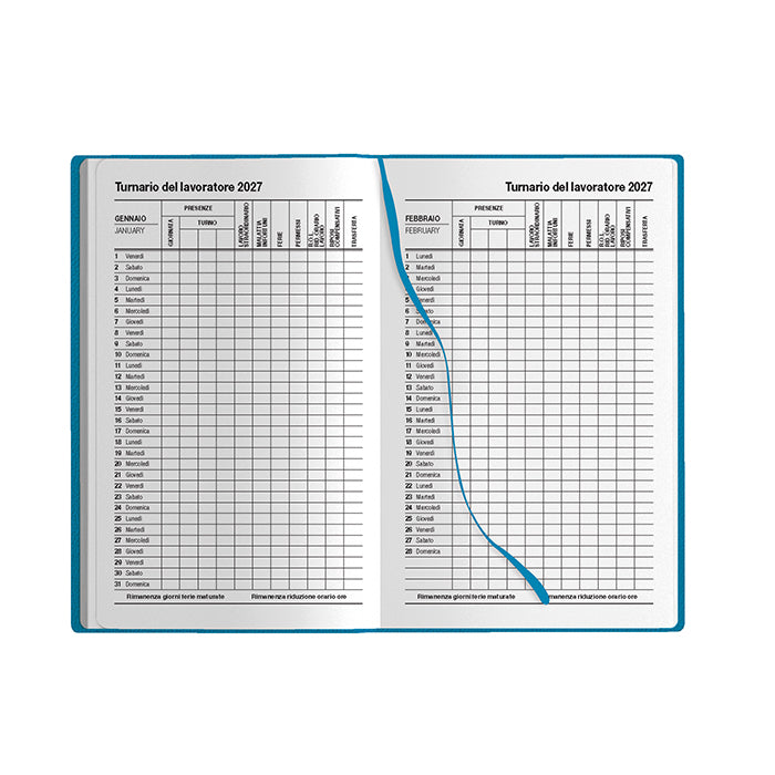 Agenda Tascabile Settimanale personalizzabile