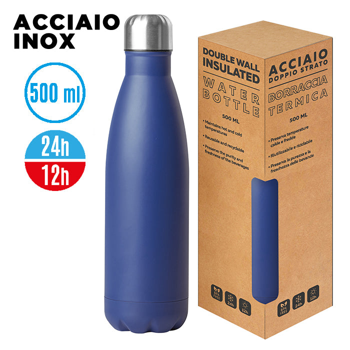 Borraccia Steel Mat Bottle 500 personalizzata – PC414 – PC414BL