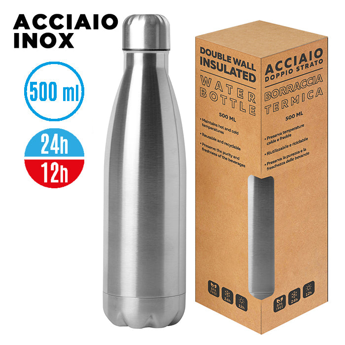 Borraccia Steel Mat Bottle 500 personalizzata – PC414 – PC414SI