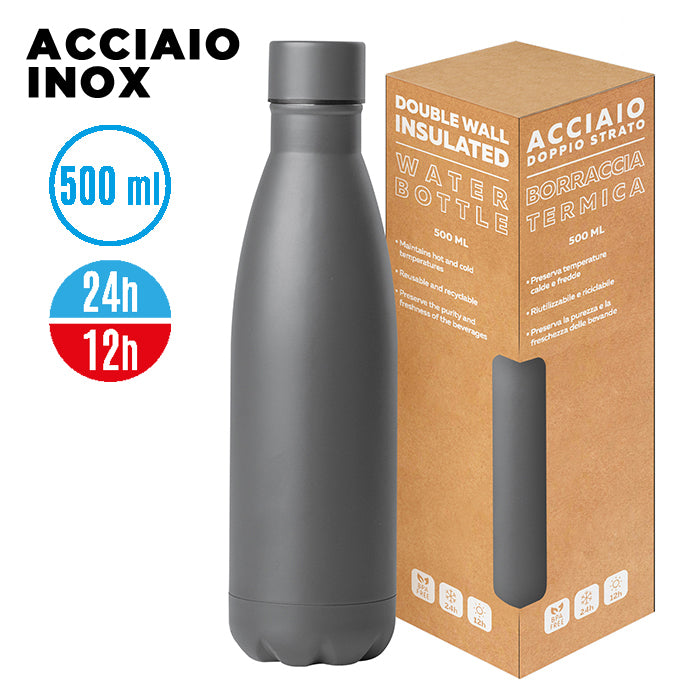 Borraccia Steel Mat Bottle 500 Flat – PC416 – PC416GR