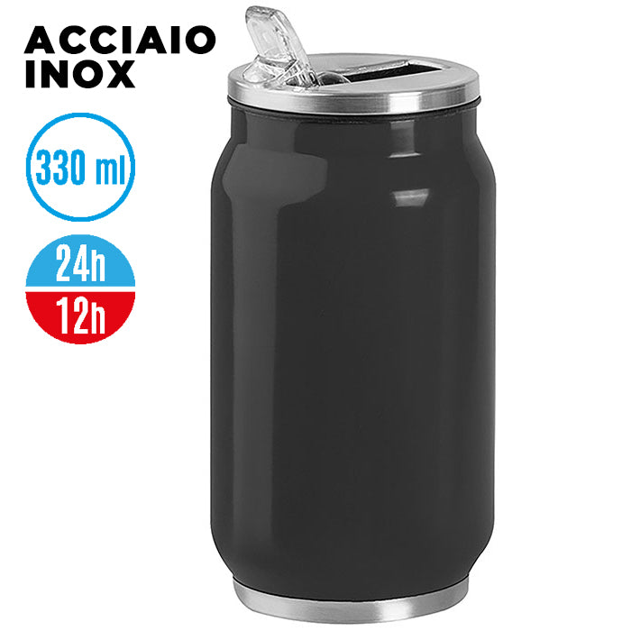 Borraccia Steel Can 330 personalizzata – PC434 – PC434NE