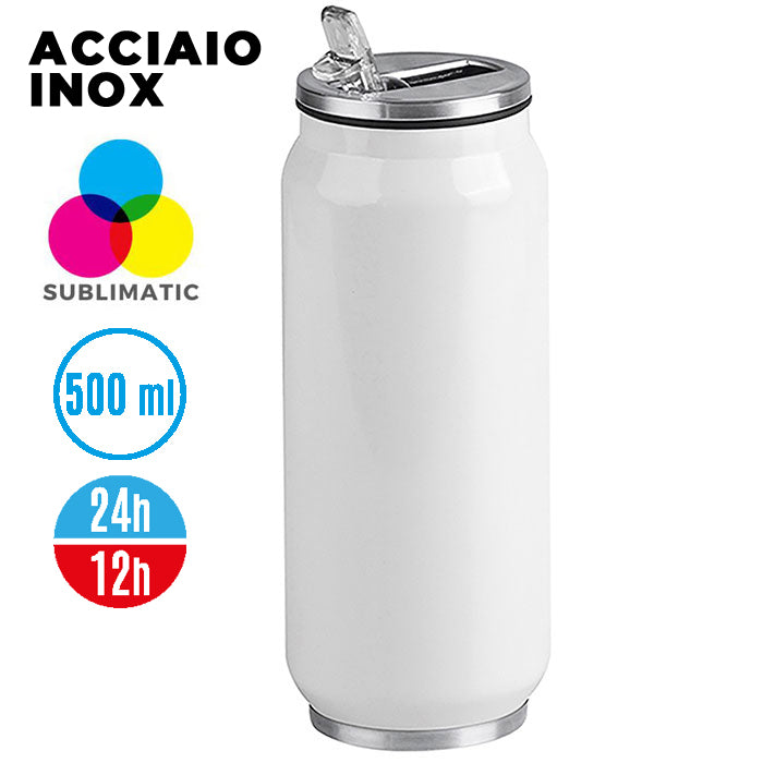 Borraccia Steel Subli Can 500 personalizzata – PC436 – PC436BI