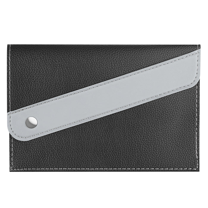 Portadocumenti auto Australia PN060 personalizzato a colori – Nero Silver
