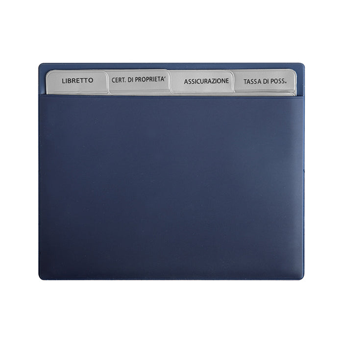 Portadocumenti auto Bahrain PN086 personalizzato a colori – Blu