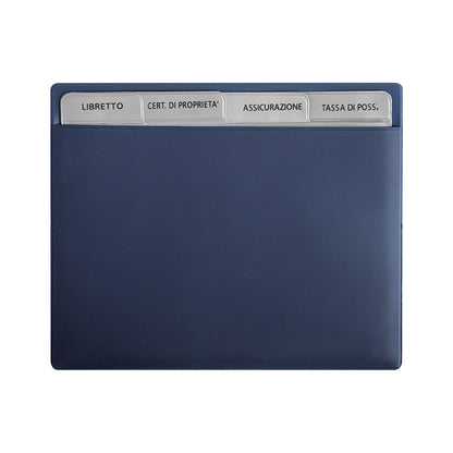 Portadocumenti auto Bahrain PN086 personalizzato a colori – Blu