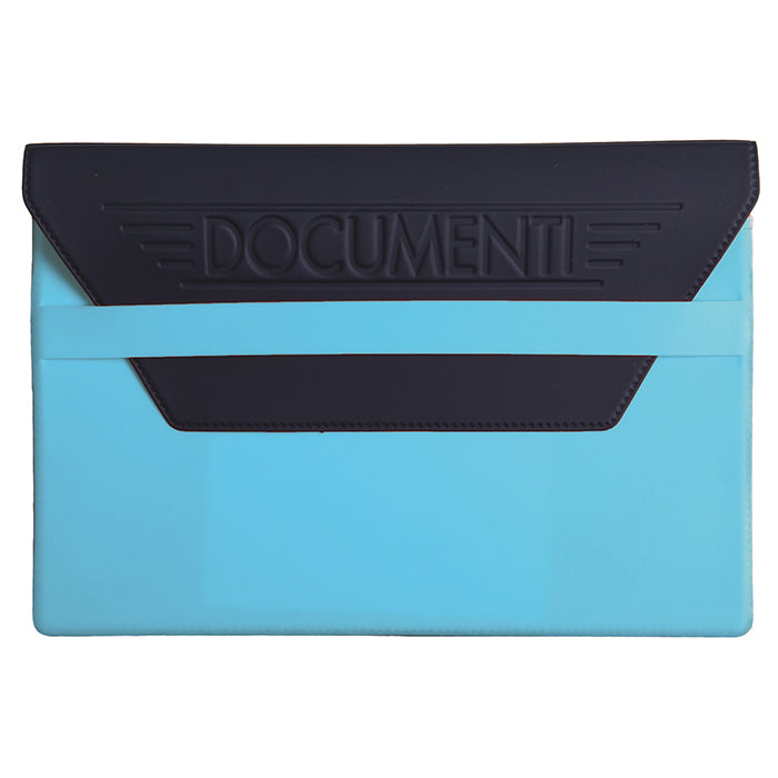 Portadocumenti auto Abu Dhabi PN102 personalizzato a colori – Azzurro