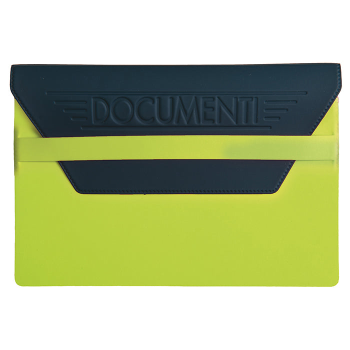 Portadocumenti auto Abu Dhabi PN102 personalizzato a colori – Verde Lime