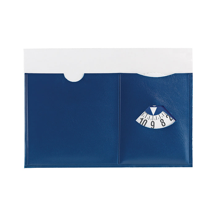 Portadocumenti con disco orario Mark PN155 personalizzato a colori – Blu