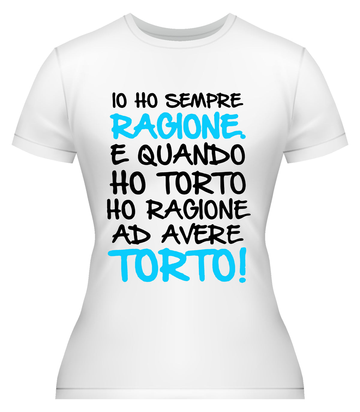 T-shirt donna difetti