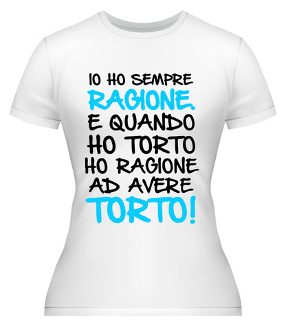 T-shirt donna difetti
