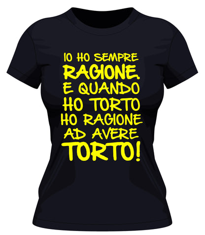 T-shirt donna difetti