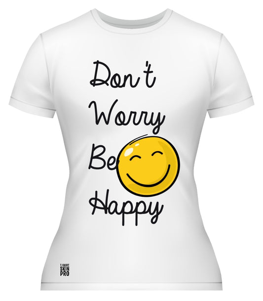 T-shirt donna Don't Worry Be Happy