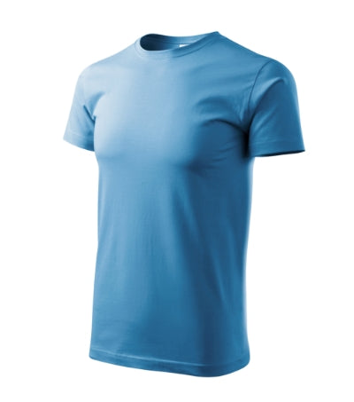 T-shirt Basic uomo MALFINI 129 - 160 g/m² - azzurro