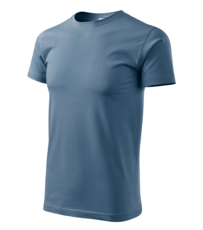 T-shirt Basic uomo MALFINI 129 - 160 g/m² - denim