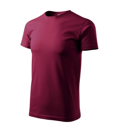 T-shirt Basic uomo MALFINI 129 - 160 g/m² - granata