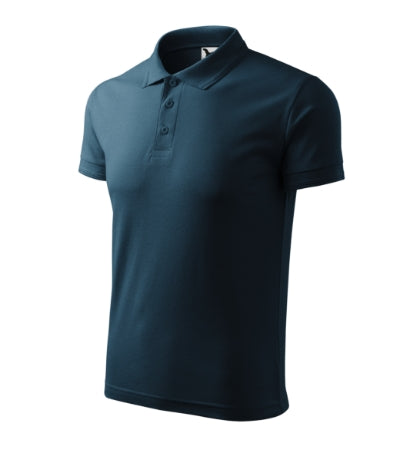 Polo Pique Polo uomo MALFINI 203 - 200 g/m² - blu marino
