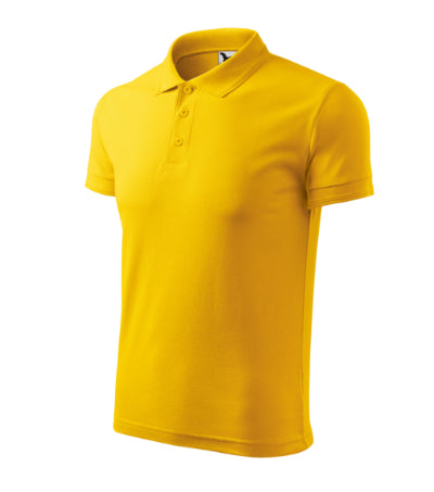 Polo Pique Polo uomo MALFINI 203 - 200 g/m² - giallo