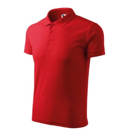 Polo Pique Polo uomo MALFINI 203 - 200 g/m² - rosso