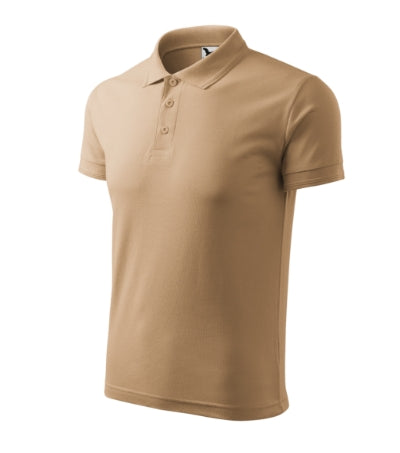 Polo Pique Polo uomo MALFINI 203 - 200 g/m² - sabbia