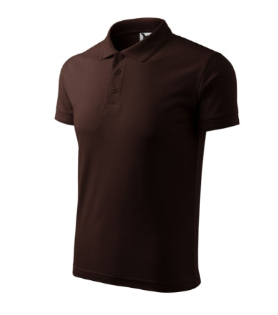 Polo Pique Polo uomo MALFINI 203 - 200 g/m² - caffè