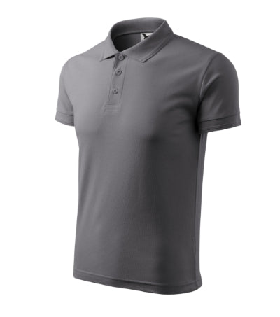 Polo Pique Polo uomo MALFINI 203 - 200 g/m² - grigio acciaio