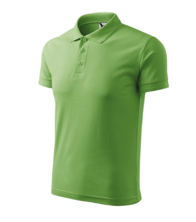Polo Pique Polo uomo MALFINI 203 - 200 g/m² - verde prato
