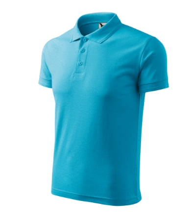 Polo Pique Polo uomo MALFINI 203 - 200 g/m² - turchese