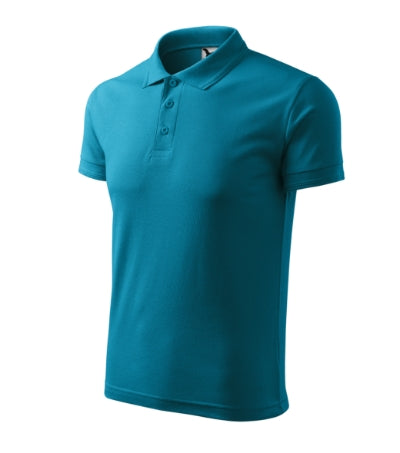 Polo Pique Polo uomo MALFINI 203 - 200 g/m² - turchese scuro
