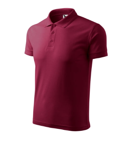 Polo Pique Polo uomo MALFINI 203 - 200 g/m² - granata