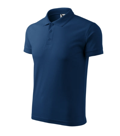 Polo Pique Polo uomo MALFINI 203 - 200 g/m² - blu notte