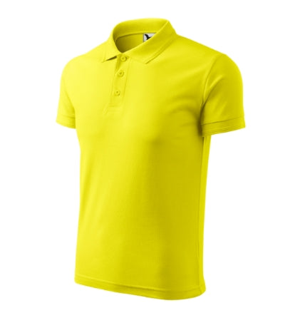 Polo Pique Polo uomo MALFINI 203 - 200 g/m² - giallo limone