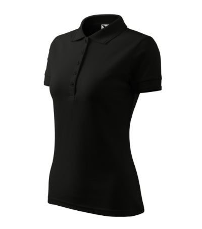 Polo Pique Polo donna MALFINI 210 - 200 g/m² - nero