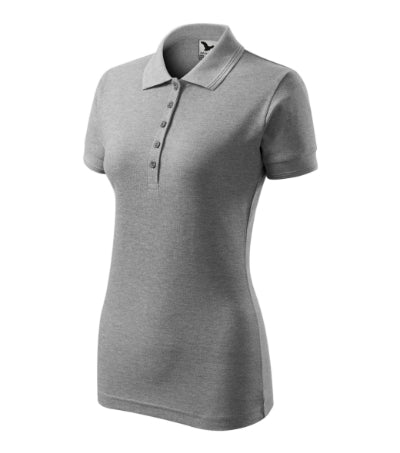 Polo Pique Polo donna MALFINI 210 - 200 g/m² - melange grigio scuro